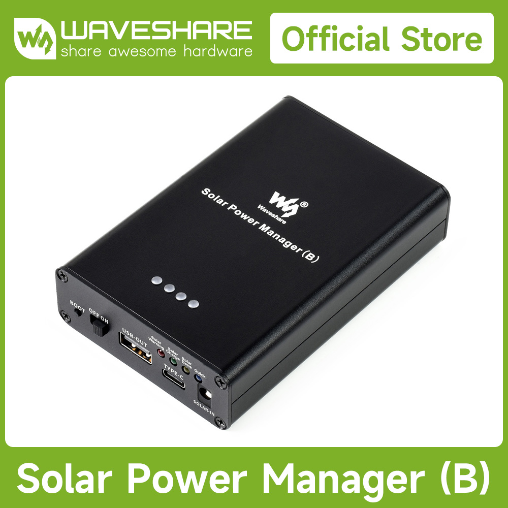 Raspberry Pi 5 - Waveshare Solar Power Manager (B), Gömülü
