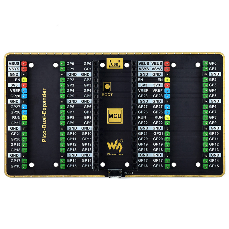 Pi Power Supply - Ahududu Pi Pico çift GPIO genişletici