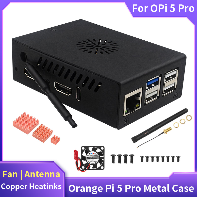 Pi Cooler - Turuncu Pi 5 Pro vaka Metal