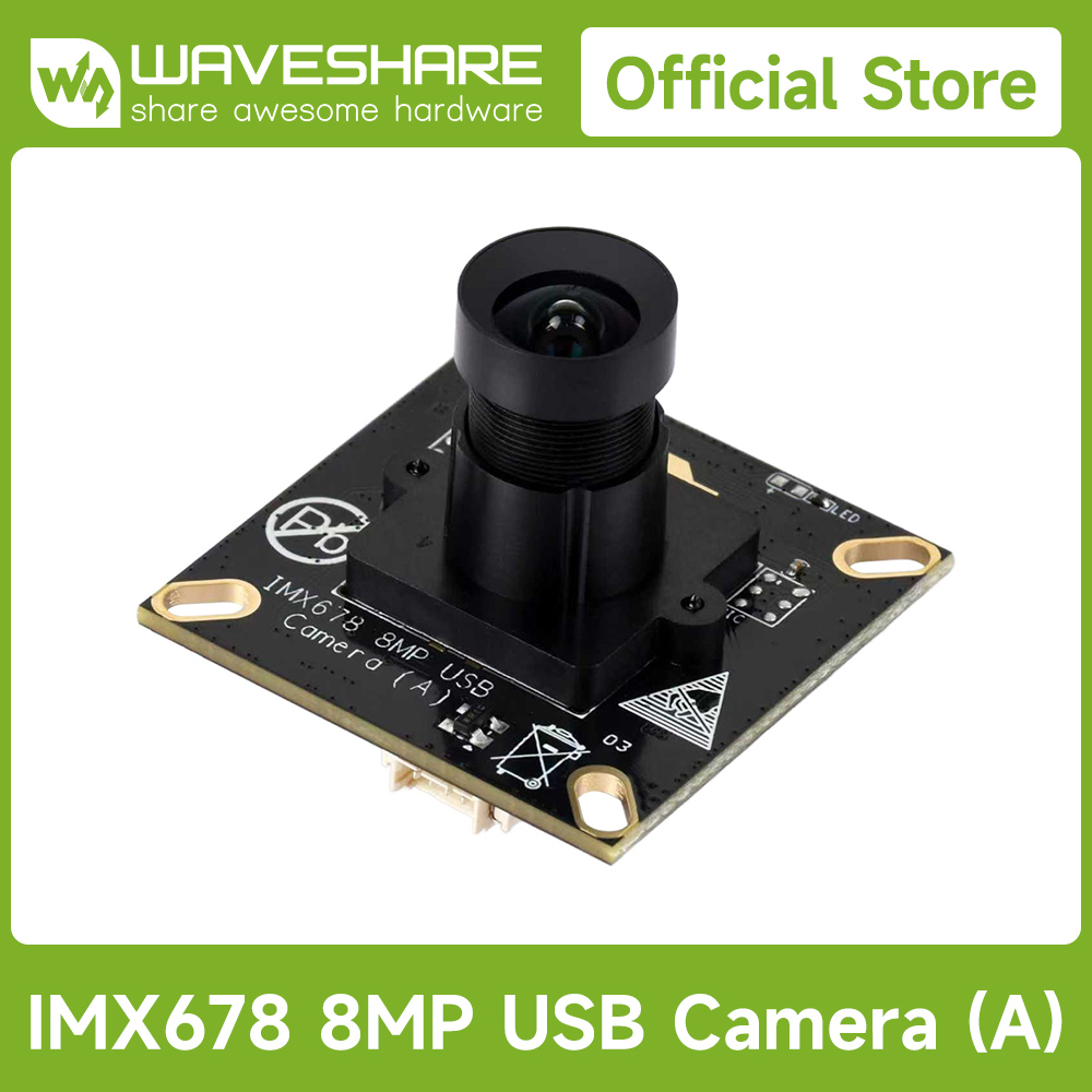 Raspberry Pi Global Shutter Camera Imx296 - Waveshare IMX678 8MP M12 USB Kamera