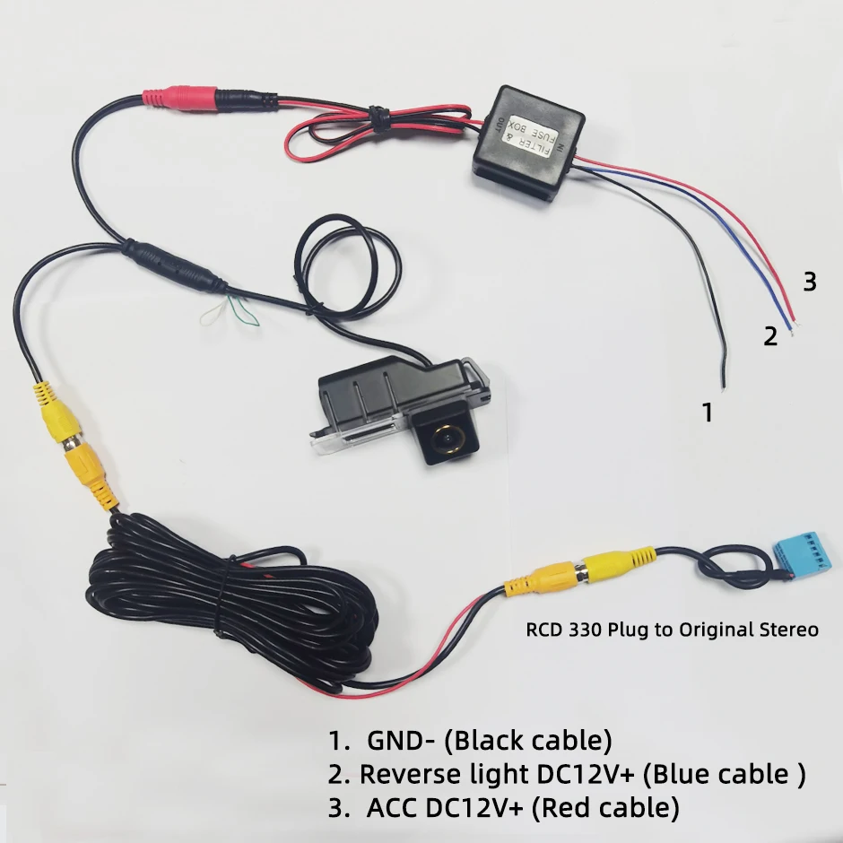 Pi Camera Cable - Araba Dikiz Kamera Güç Filtresi Doğrultucu