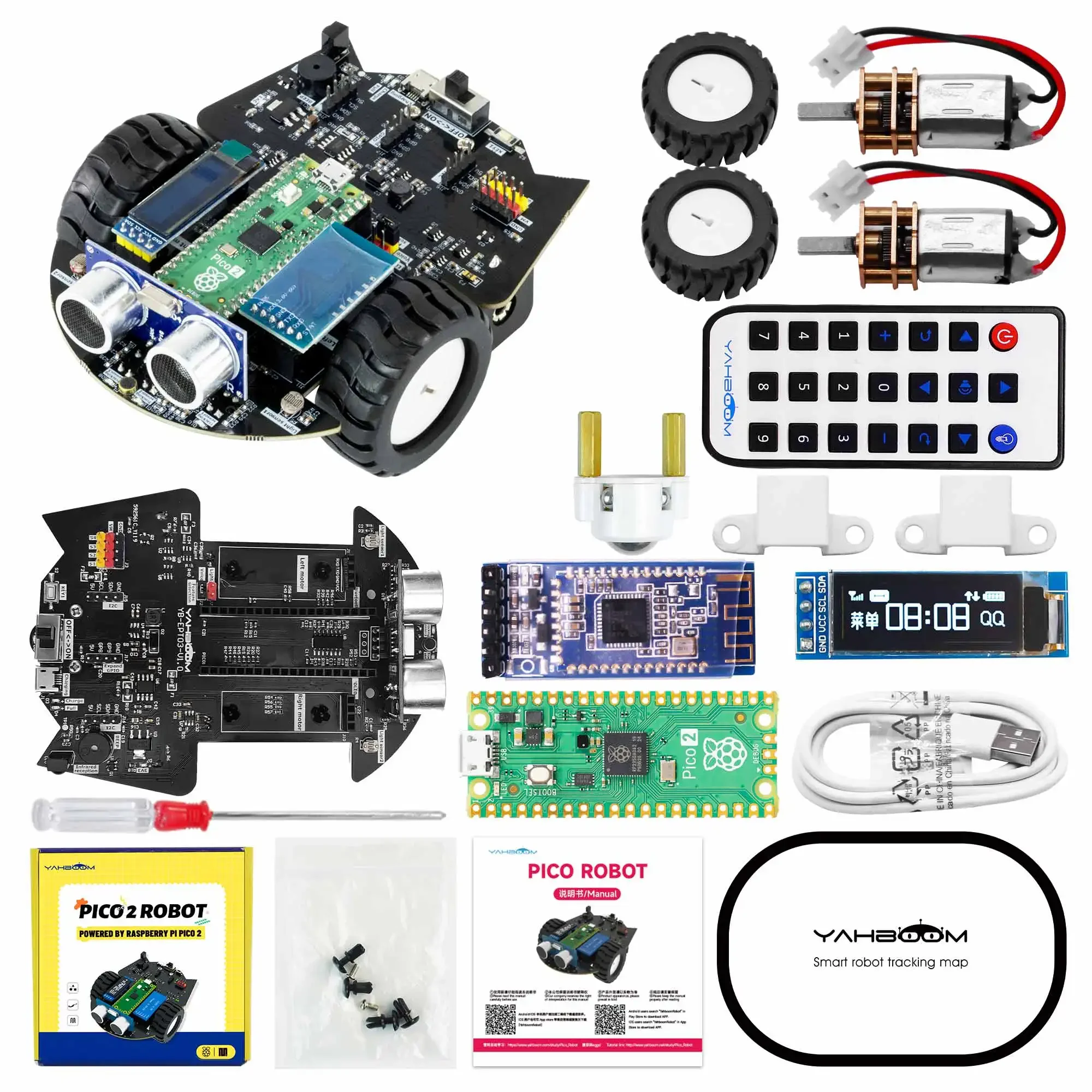 Yahboom Raspberry Pi Pico2 Rob - Raspberry Pi Kit incelemesi ve fiyatı