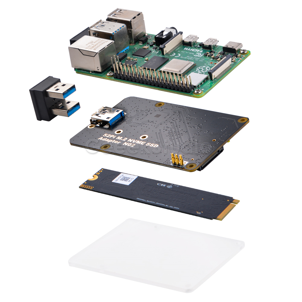 Ahududu Pi 4 Model B için M.2  - Pi 4 Case incelemesi ve fiyatı