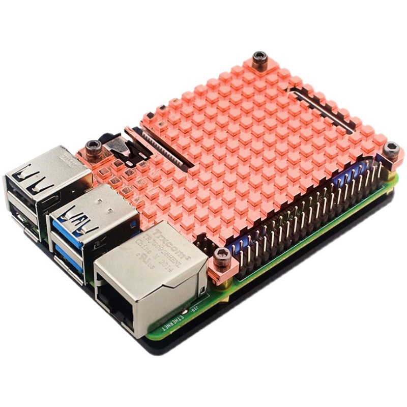 Raspberry Pi 4B Saf Bakır Soğu - Pi 4 Case incelemesi ve fiyatı