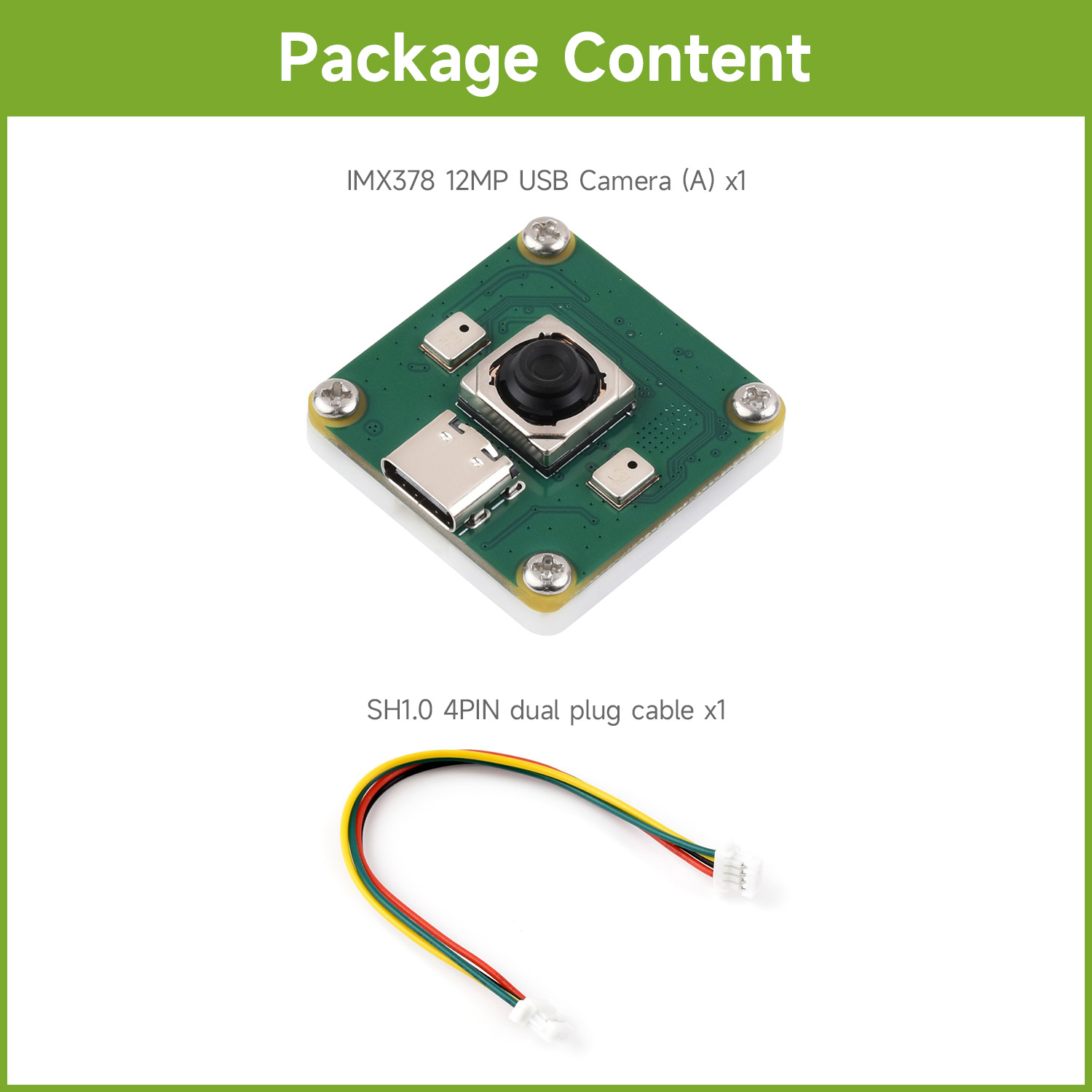 Waveshare IMX378 12 MP USB Kam - Raspberry Pi Global Shutter Camera Imx296 incelemesi ve fiyatı