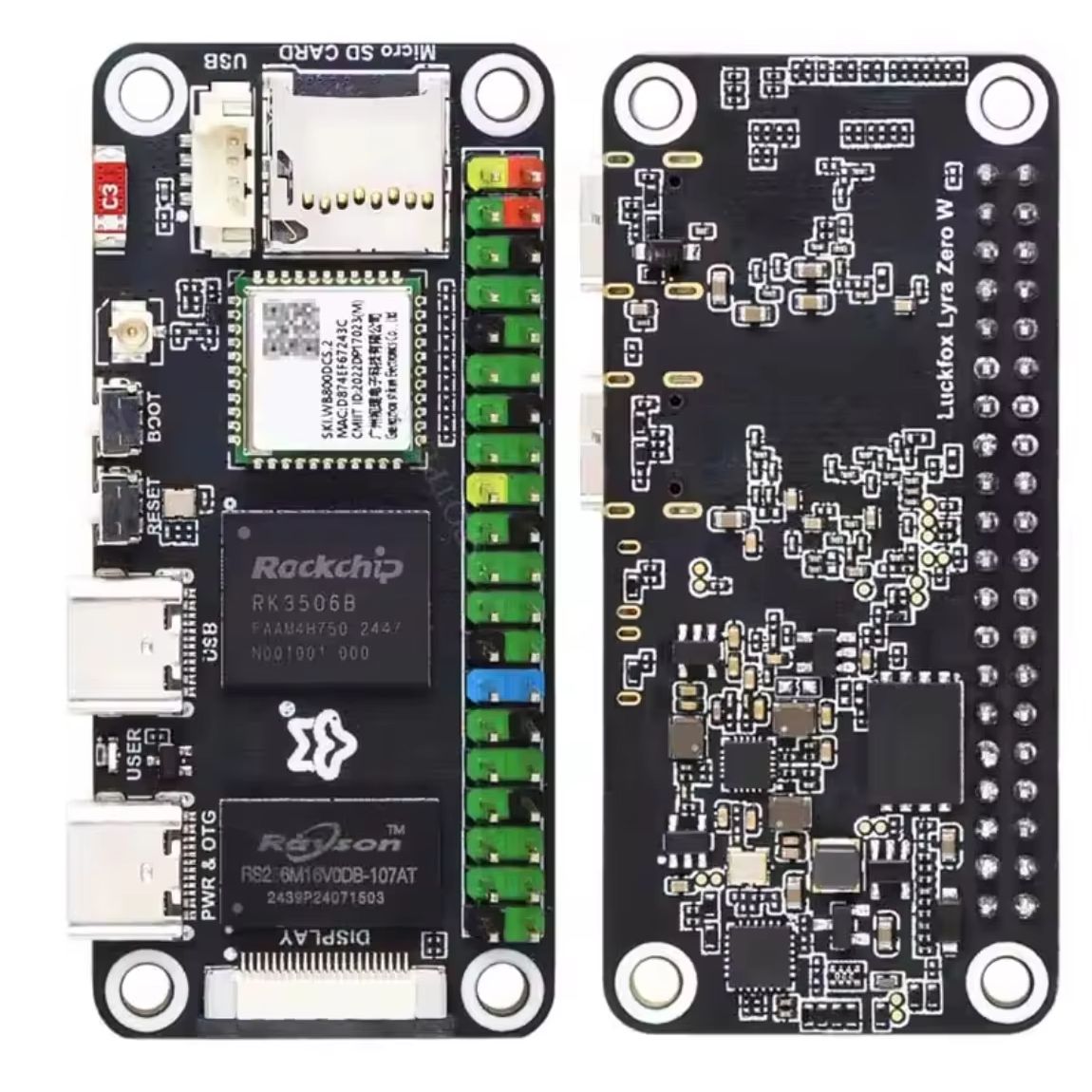 Luckfox Lyra Zero W RK3506B Ro - Pi Zero incelemesi ve fiyatı