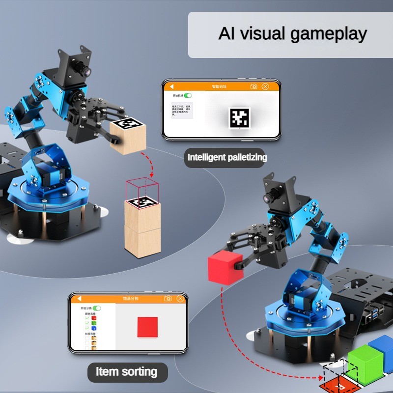 6 Dof Robot Kolu, Servo Penses - Raspberry Pi Kit incelemesi ve fiyatı