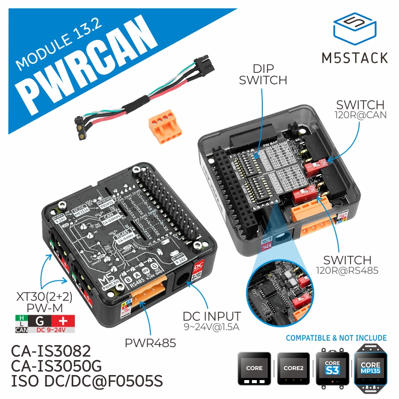 M5Stack Resmi PWRCAN 13.2 Modü - Pi Camera Module incelemesi ve fiyatı