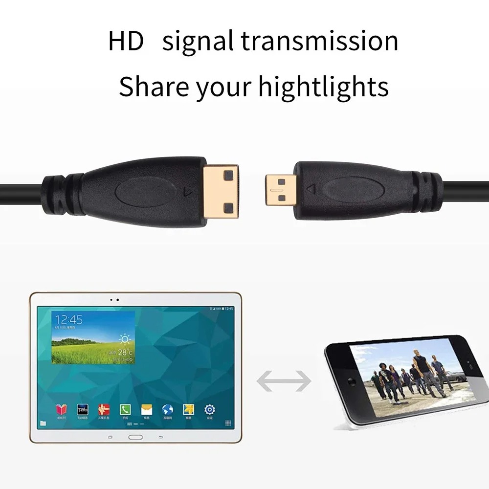 Mikro HDMI uyumlu Mini HDMI uy - Pi Camera Cable incelemesi ve fiyatı