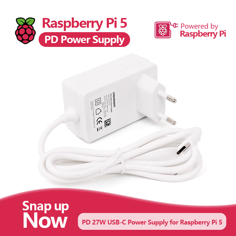 Raspberry Pi 5 PD Güç Adaptörü - Pi Power Supply incelemesi ve fiyatı