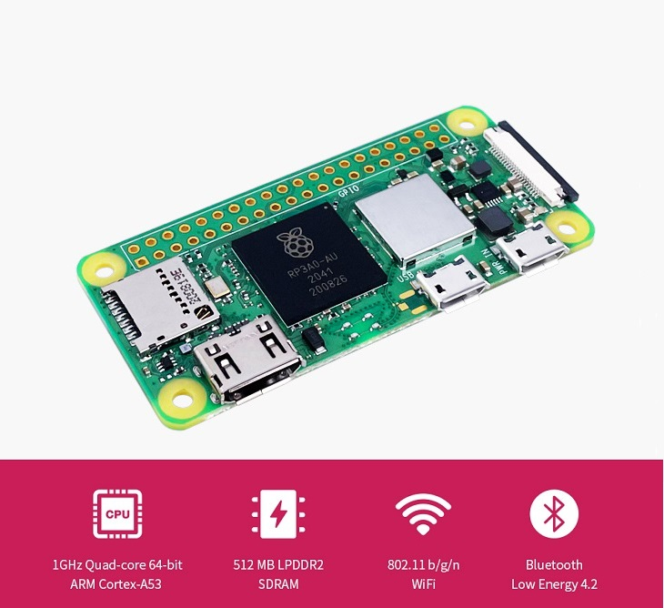 Raspberry Pi Zero 2 W, Beş Kat - Pi Zero incelemesi ve fiyatı