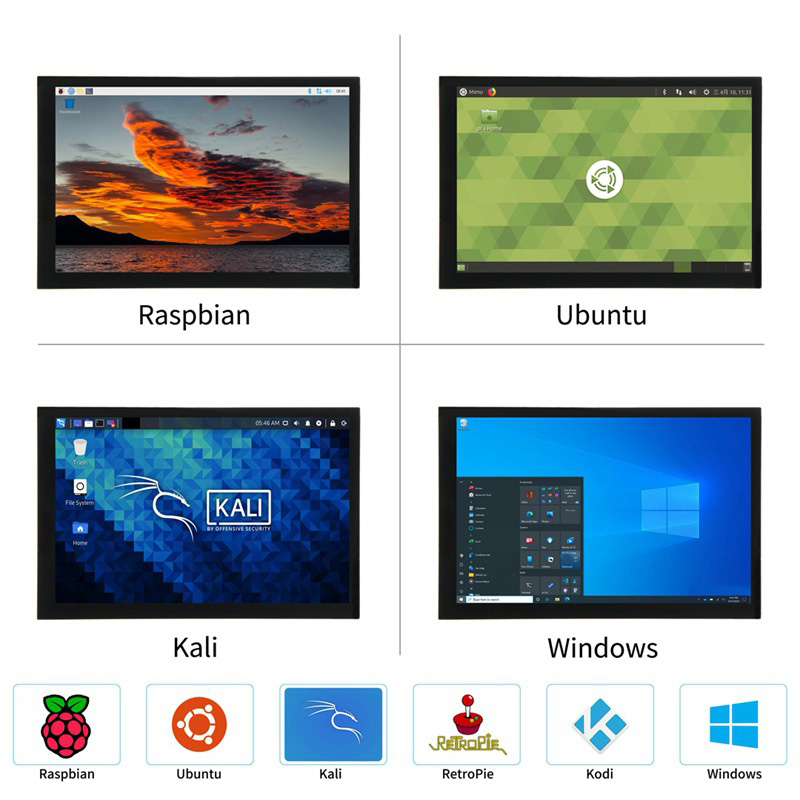 10.1 İnç IPS Dokunmatik Ekran  - Pi Display incelemesi ve fiyatı